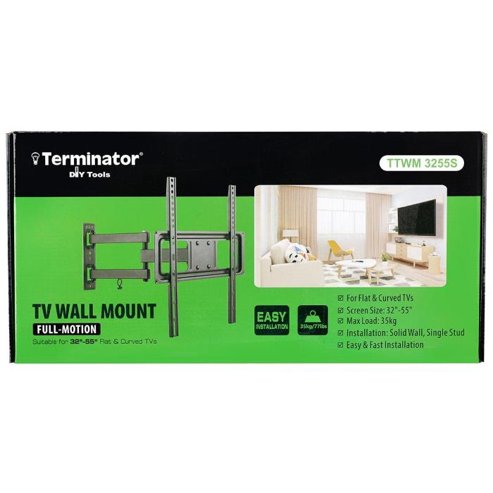 Terminator TV Wall Mount 32 To 55 Inch, Full Motion Swivel Type - TTWM 3255S — view 3