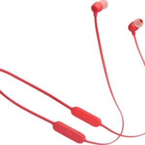 JBL Tune 125BT Wireless In Ear Headphone, Pure Bass Sound- Red