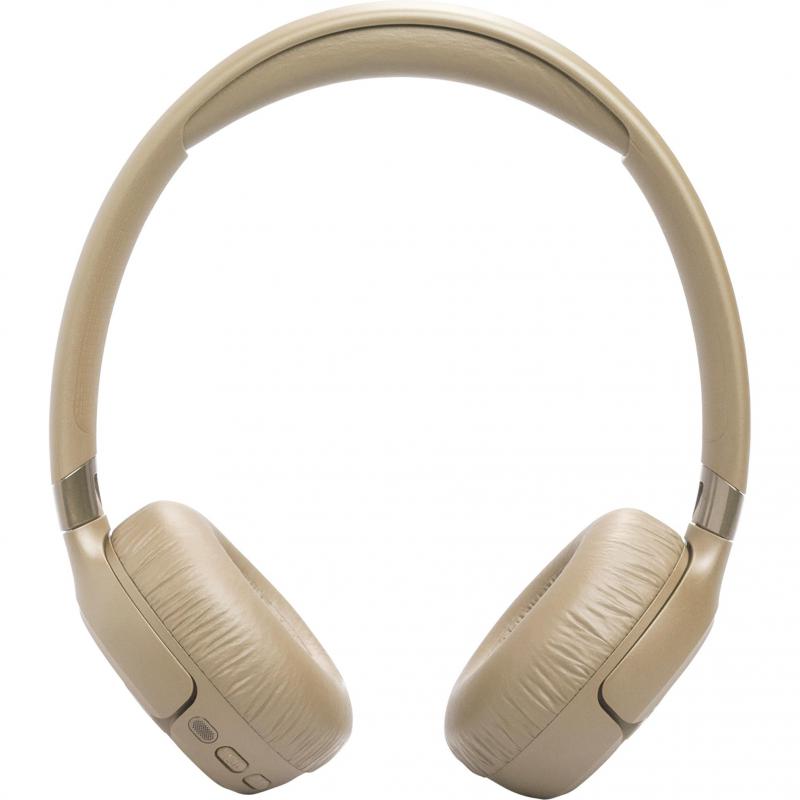 JBL Tune 680NC On-Ear Headphones Bluetooth Beige — view 3