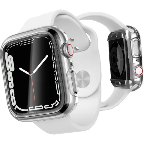 Raptic Raptic 360x Smartwatch Fit Case for Apple Watch Series 9 41/Watch Series 8 41 Clear Raptic