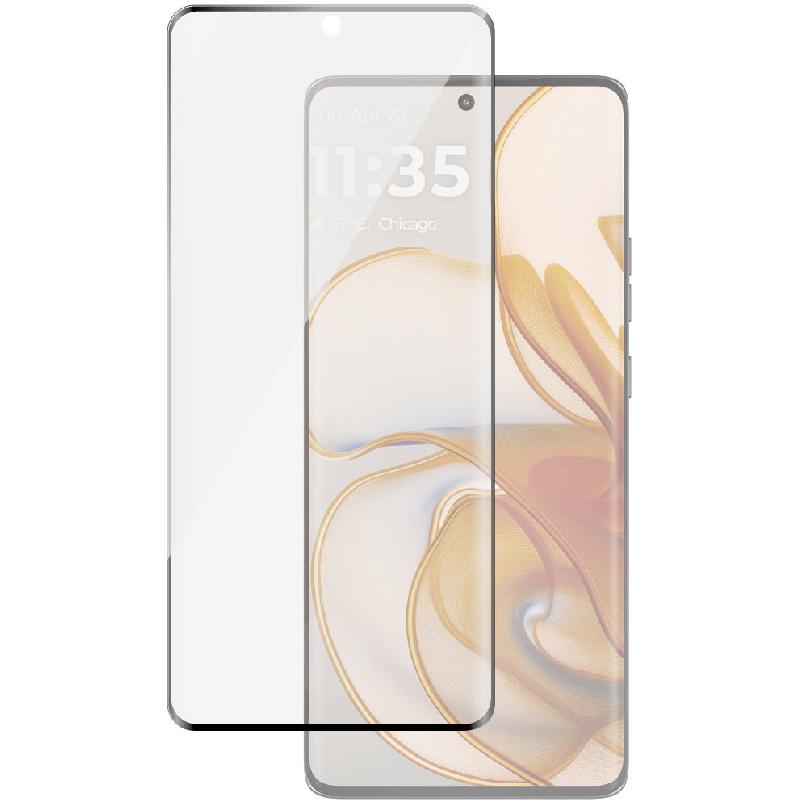 PanzerGlass SAFE Tempered Glass, Edge-to-Edge, Black Case Friendly Smartphone Screen Protector for Motorola edge 50