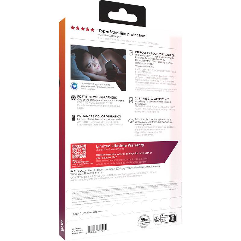 Zagg Invisible Shield Tempered Glass Case Friendly Smartphone Screen Protector for iPhone 16 Pro — view 3