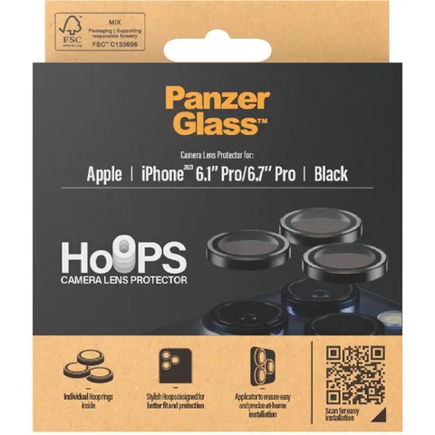 PanzerGlass Hoops Camera Lens Protector (Individual Ring) Smartphone Camera Accessory