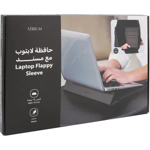 Atrium Laptop Sleeve for 16" Screen Size Black