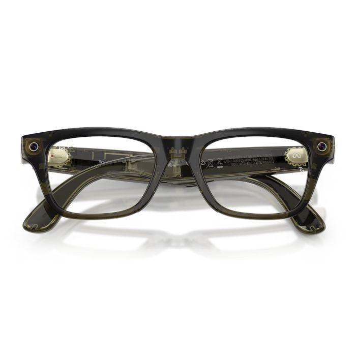 Ray-Ban Meta Blayzer Gen 2 Transparent Dark Olive Clear Lenses Smart Glasses 54Mm — view 2