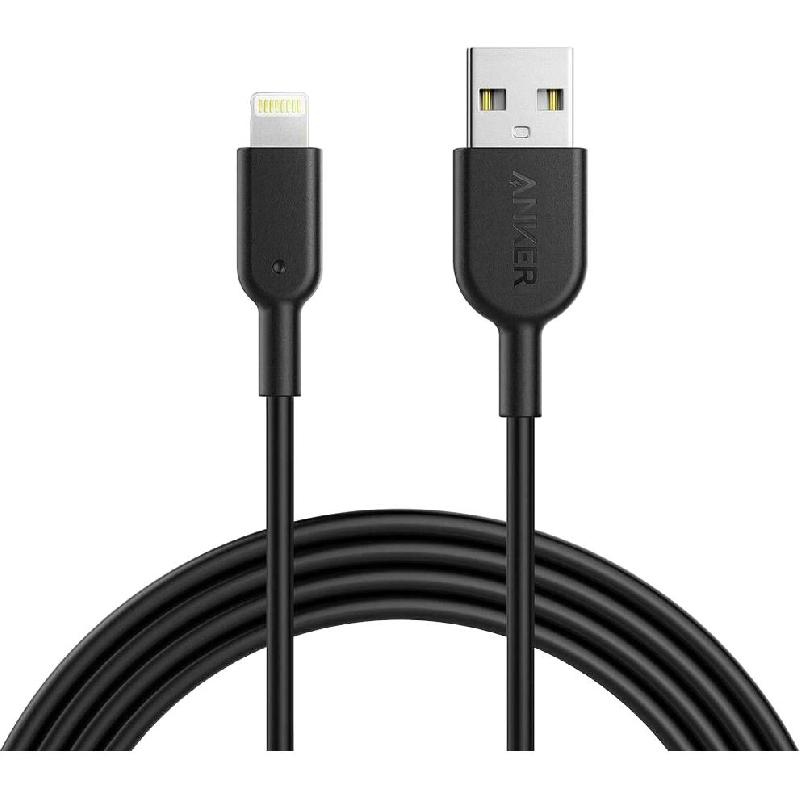 Anker PowerLine II Lightning to USB Sync & Charge Cable 6.00 ft ( 1.83 m )