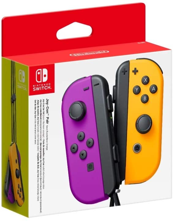 Joycon Gaming Controller - Nintendo Switch - Wireless (Purple & Orange)