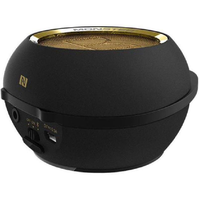 Monster HotShot Portable Speaker Bluetooth/NFC Black/Gold — view 2