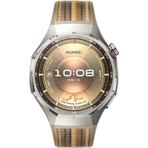 Huawei Watch GT 6 Pro, Atum Fluoro Smartwatch, 46mm- Brown