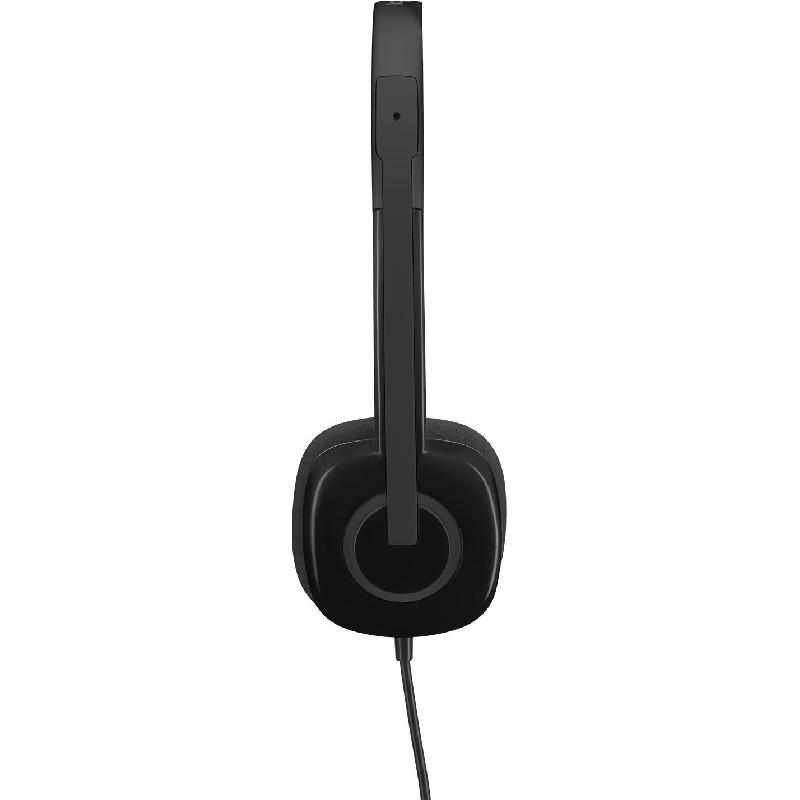 Logitech H151 On-Ear Headphones Wired Black — view 5