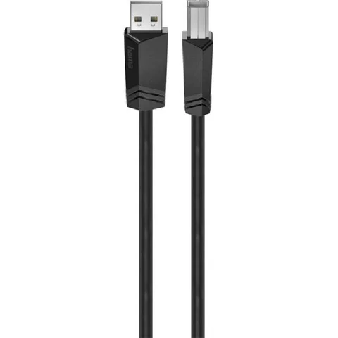 Hama USB 2.0 to Printer (Female) Standard Cable 1.50 m ( 4.92 ft )