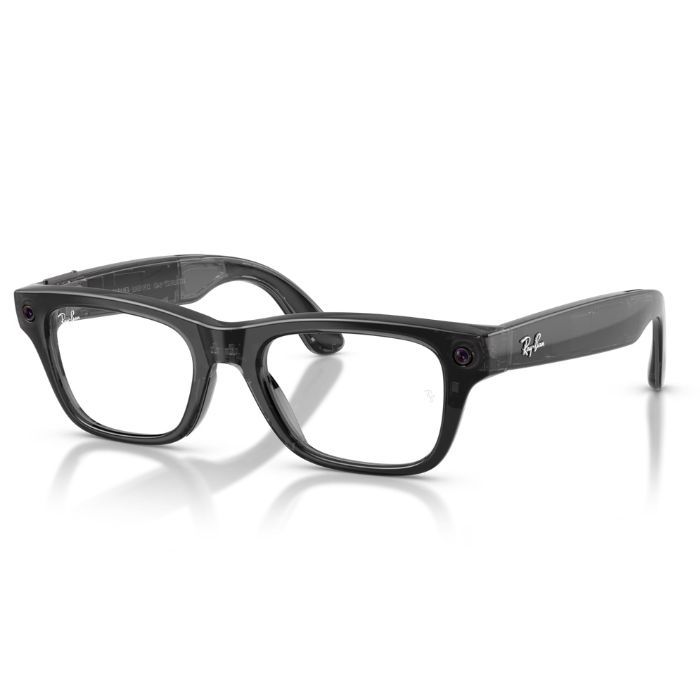 Ray-Ban Meta Blayzer Optics Gen 2 Transparent Black Clear Lens Smart Glasses 50mm — view 2