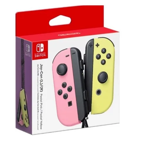 Nintendo Pastel Pink Pastel Yellow Joy-Con