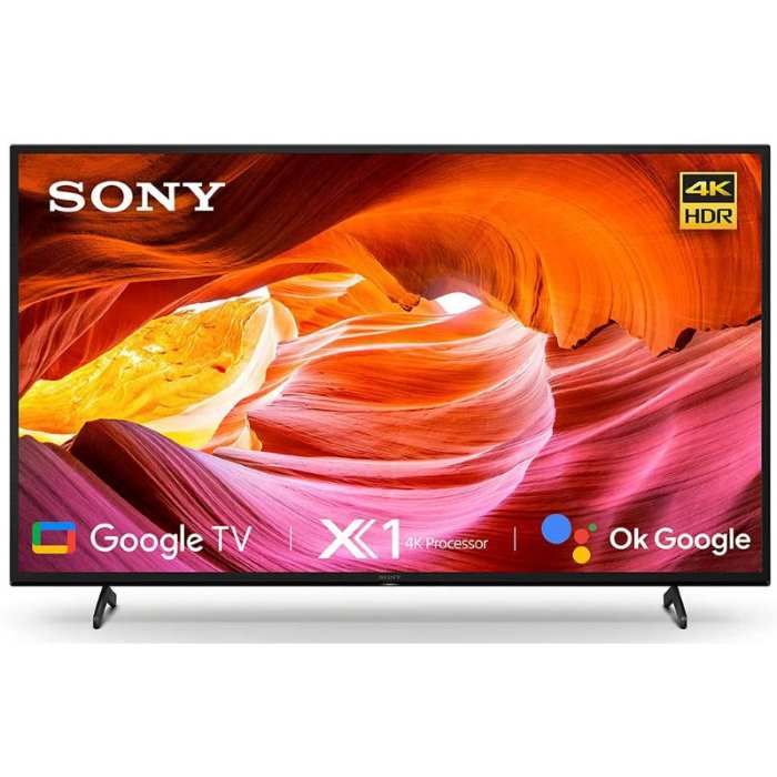 Sony Bravia 43 Inches 4K UHD Google Smart LED TV, Black, KD-43X75K — view 2