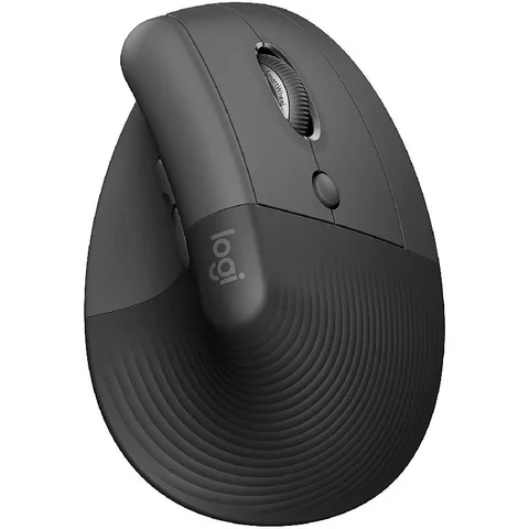 Logitech Lift Vertical Ergonomic Mouse Bluetooth/Wireless (2.4 GHz RF)