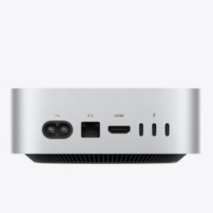 Apple Mac Mini (2026), M6 Chip, 12 Core CPU, 12 Core GPU, 16GB RAM, 256GB SSD, Silver, MHQK4