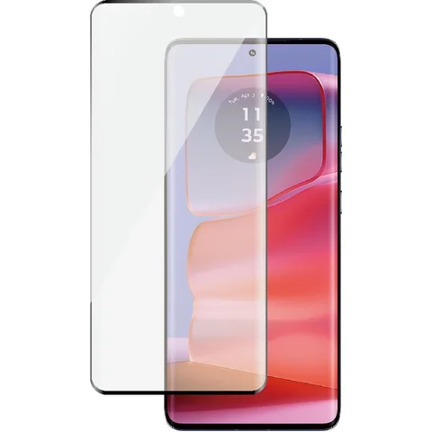 PanzerGlass SAFE Tempered Glass, Edge-to-Edge, Black Case Friendly Smartphone Screen Protector for Motorola edge 50 Pro 5G