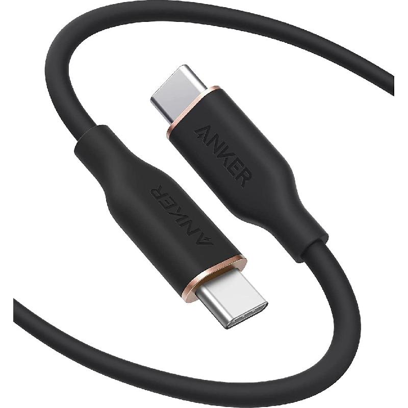 Anker PowerLine III Flow USB-C to USB-C Sync & Charge Cable 6.00 ft ( 1.83 m )