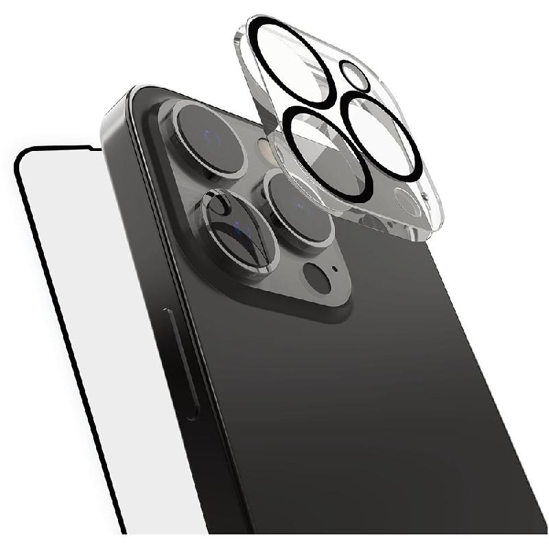 Raptic 2-in-1 Tempered Glass 2-in-1 Bundle: Tempered Glass + Camera Lens Protector Smartphone Display Protection