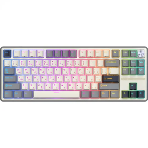 RK Royal Kludge 75% TKL Pro RGB Cherry Switch Gaming Keyboard Wired