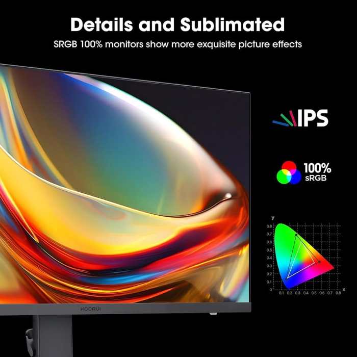 Koorui 27inch Gaming Monitor, IPS 2K QHD 2560 x 1440, 240Hz 1ms - 27E3QK — view 5
