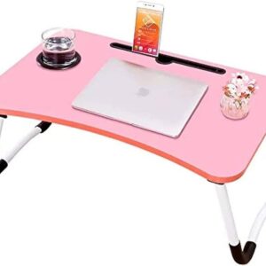Golden Wheat Foldable Laptop Table Pink