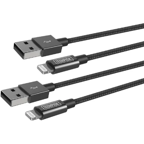 Techpick Two Pack Lightning to USB Sync & Charge Cable 1.00 m ( 3.28 ft )