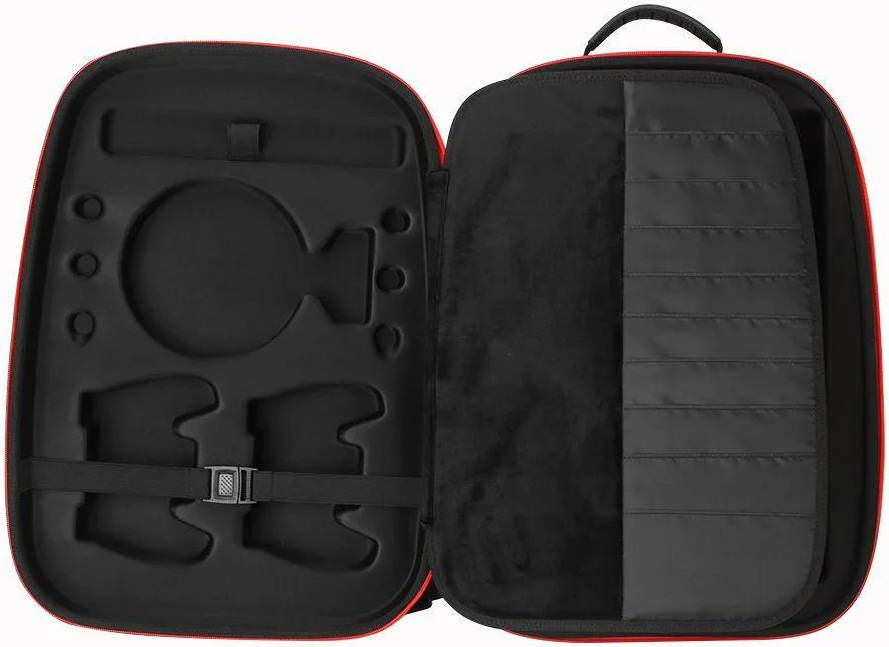 DeadSkull PS5 Carrying Backpack, Polyester & EPE Material, Canvas Shell, Dacron Lining, Shockproof, Dustproof, Gray,Blue, Purple, Black — view 10