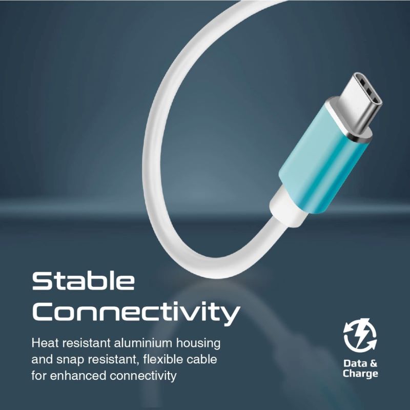 Promate USB-C Hub, 4-in-1 Type-C Sync/Charge Adapter with USB-A Adapter, LITEHUB-4.Blue — view 3