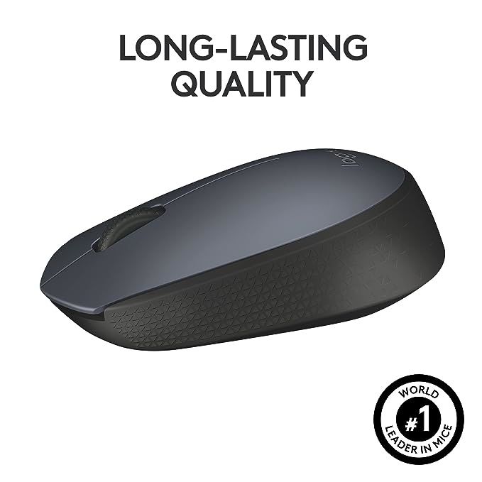 Logitech M170 Wireless Mouse - Grey — view 2