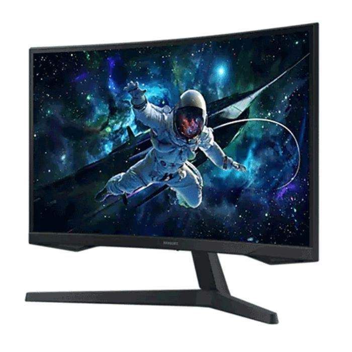 Samsung Odyssey G5 G55C 32-Inch QHD 165Hz 1ms VA Curved Gaming Monitor, AMD FreeSync, Black - LS32CG552EMXUE — view 2