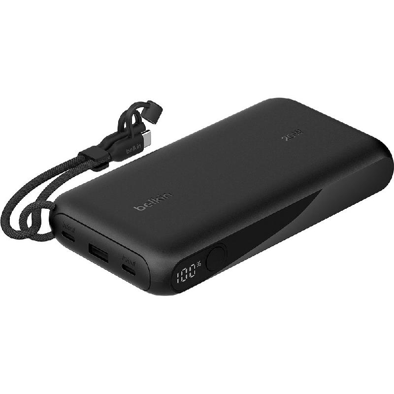 Belkin BoostCharge Power Bank Charger PD Fast Charging 20000 mAh 3 USB (1X USB/2X USB-C) — view 2