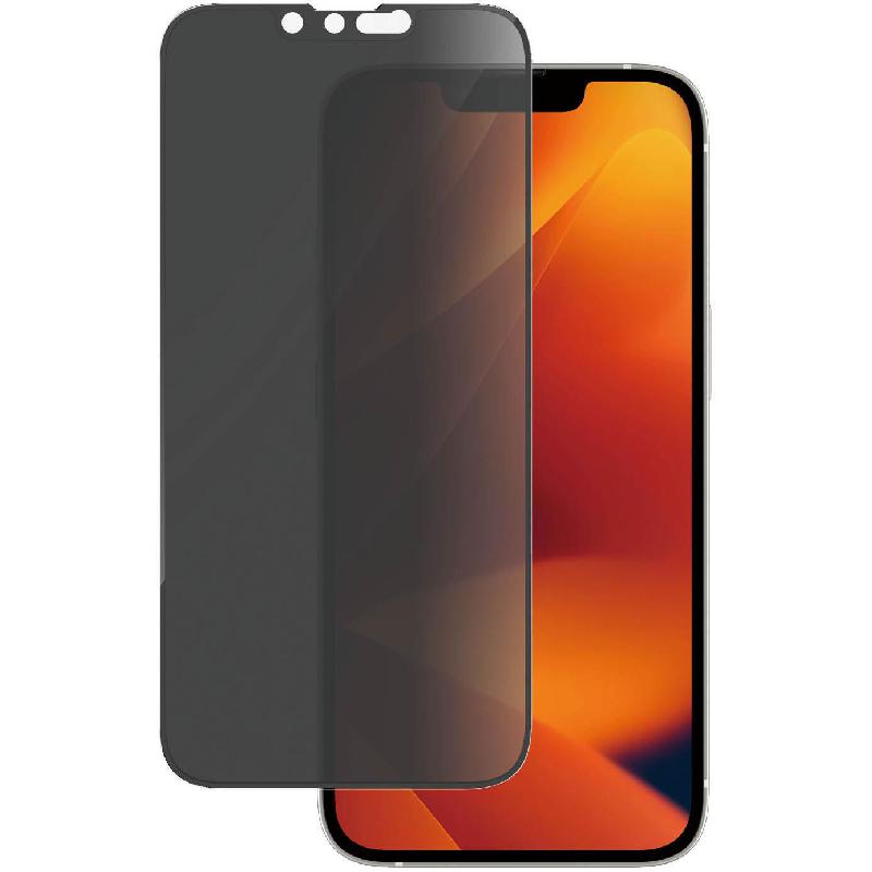 PanzerGlass Ultra-Wide Fit Tempered Glass, Privacy Smartphone Screen Protector for iPhone 14/iPhone 13/iPhone 13 Pro — view 3