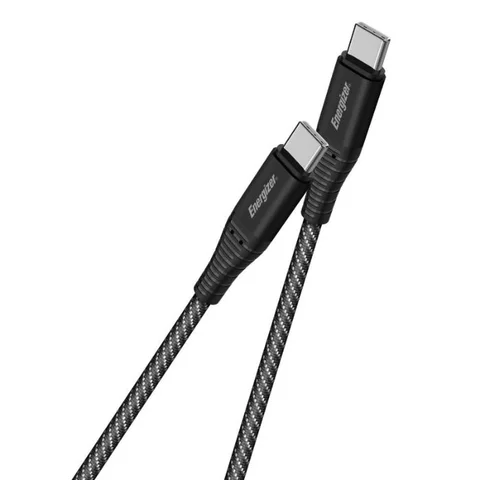Energizer Ultimate USB-C to USB-C 2M Cable - Black