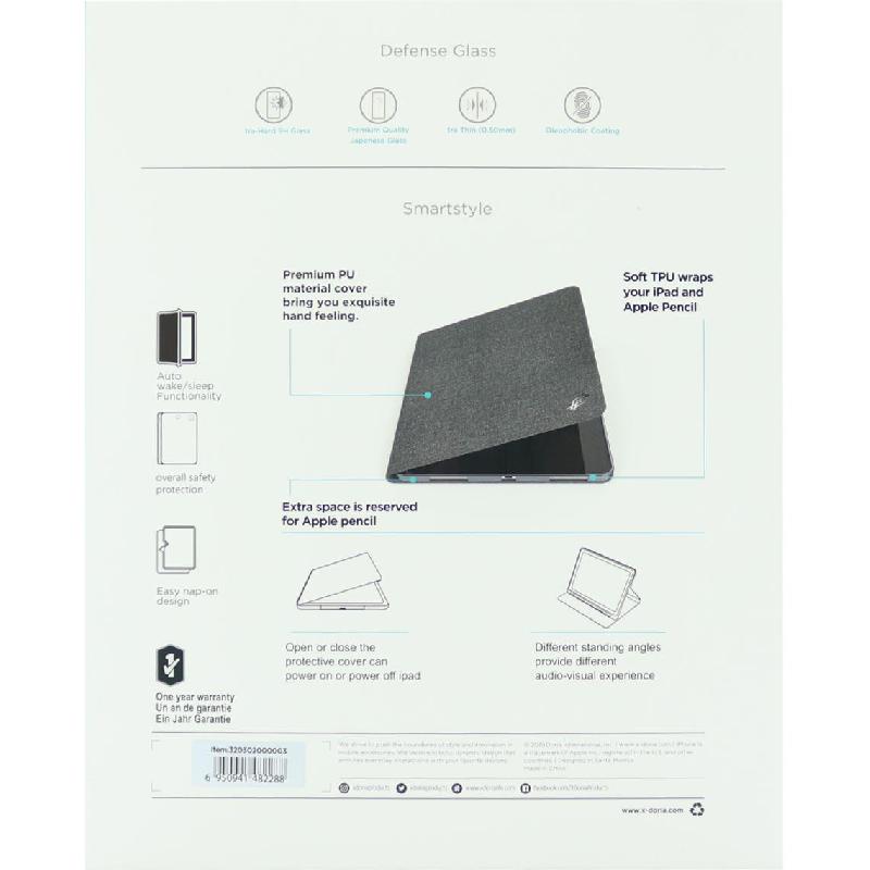 Raptic 2-in-1 Bundle Tablet Case with Screen Protector White/Black for iPad Pro 11 - 2018 — view 3