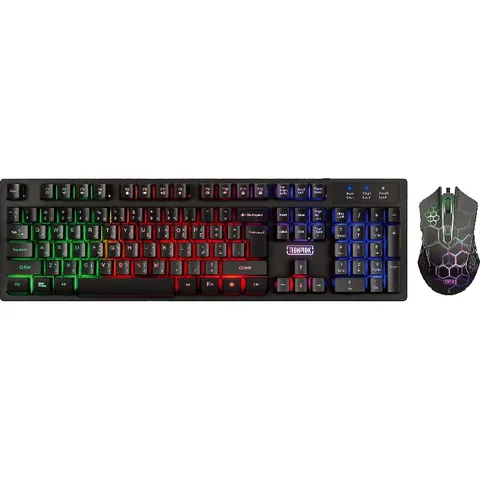 Techpick KM409AE Backlight Gaming Desktop (Keyboard and Mouse) Wired