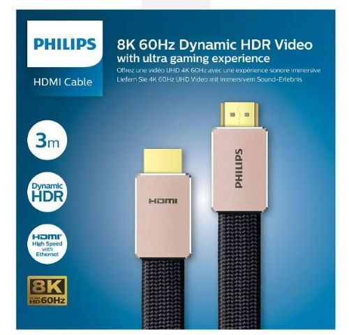 Philips HDMI 2.1 Cable 8K 3m Black -SWV9030/10 — view 2