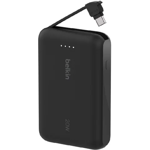 Belkin BoostCharge Power Bank Charger PD Fast Charging 10000 mAh Dual USB-C