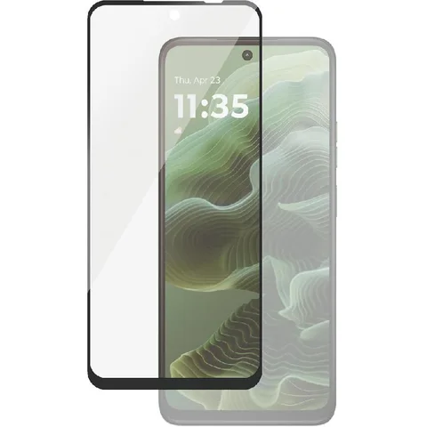 PanzerGlass SAFE Tempered Glass, Edge-to-Edge, Black Case Friendly Smartphone Screen Protector for Motorola moto g35 4G
