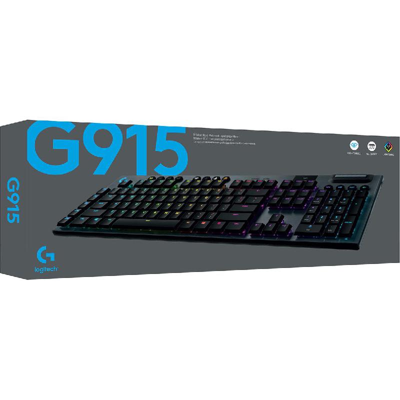 Logitech G G915 LIGHTSPEED RGB Mechanical Gaming Keyboard Bluetooth/Wireless (2.4 GHz RF) — view 3