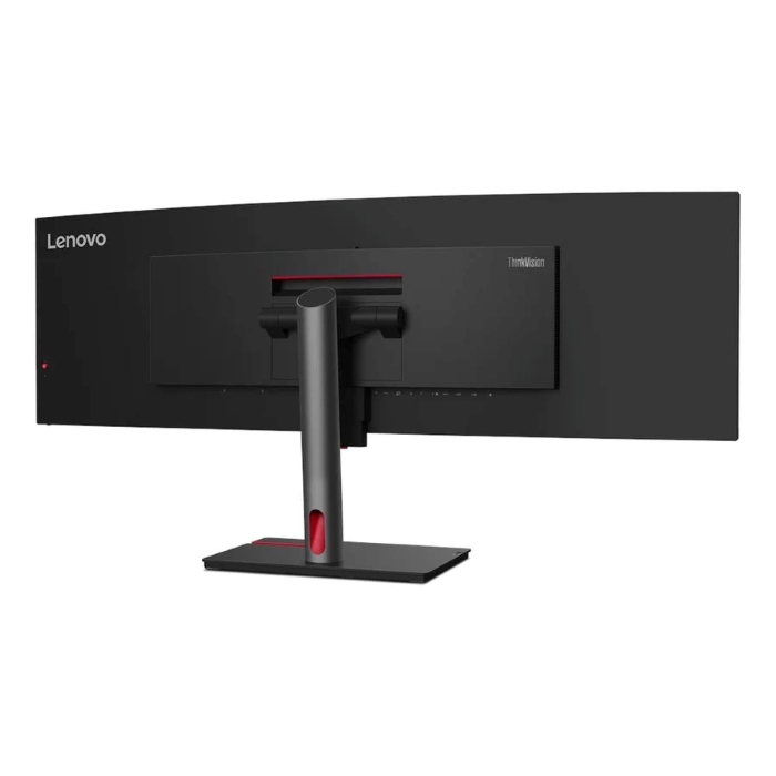 Lenovo Think Vision 49inch 5K 5120X1440 Curved Monitor, Anti-glare, USB-C, HDMI, DP, RJ45, Tilt Adjustable - 63DBRAT1UK — view 3