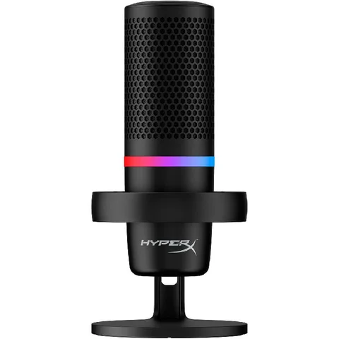 HyperX DuoCast Microphone, RGB Lighting PC Gaming Accessory