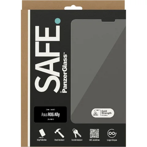 PanzerGlass SAFE Rounded Edges, Crystal Clear Gaming Handheld Screen Protector for Asus ROG Ally RC71L