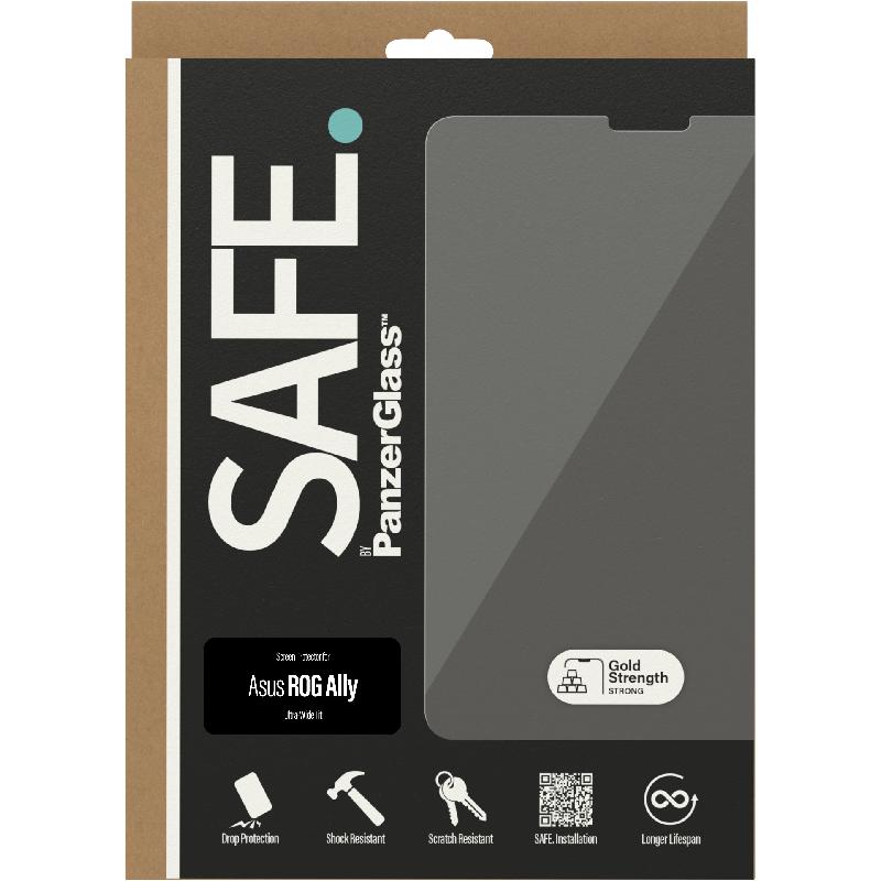 PanzerGlass SAFE Rounded Edges, Crystal Clear Gaming Handheld Screen Protector for Asus ROG Ally RC71L