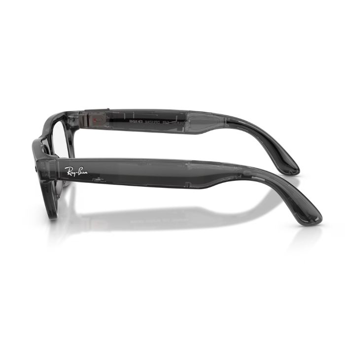 Ray-Ban Meta Blayzer Optics Gen 2 Transparent Black Clear Lens Smart Glasses 50mm — view 3
