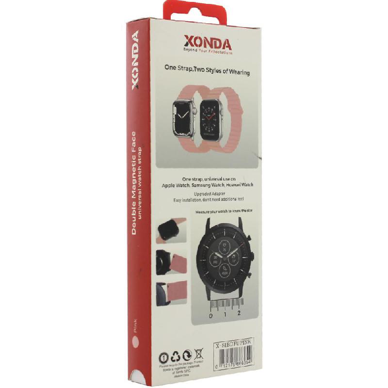 Xonda Double Face Wrist Strap Universal, for Apple Watch 38/40/41 mm/Smartwatch 42 mm — view 3