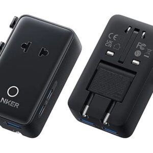 Anker Nano 20W Travel Adapter, 5in1 - Black