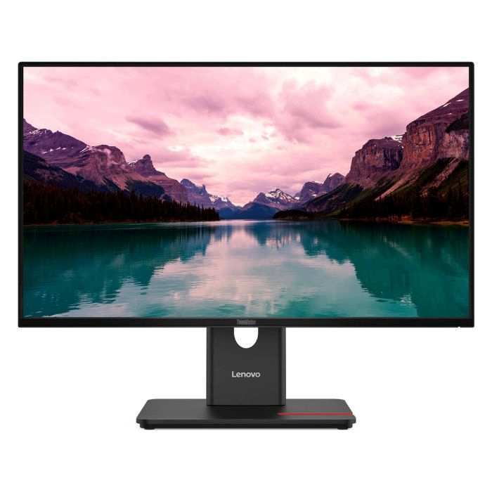 Lenovo Think Vision 23.8inch FHD 1920X1080 Monitor, Anti-glare, DP, HDMI, VGA, Tilt Adjustable, Black - 64A4MATXUK