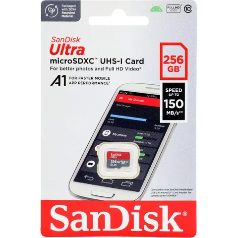 SanDisk Ultra UHS I MicroSDXC 256 GB