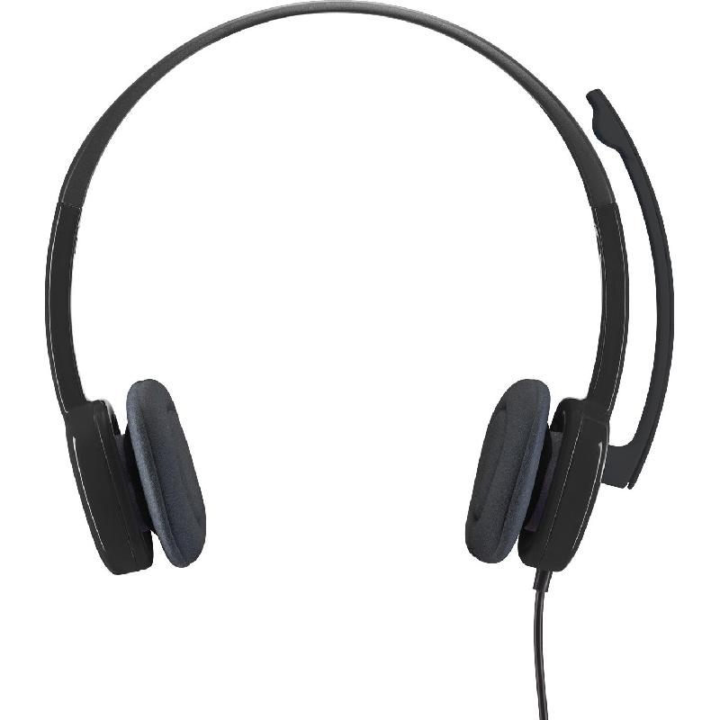 Logitech H151 On-Ear Headphones Wired Black — view 2